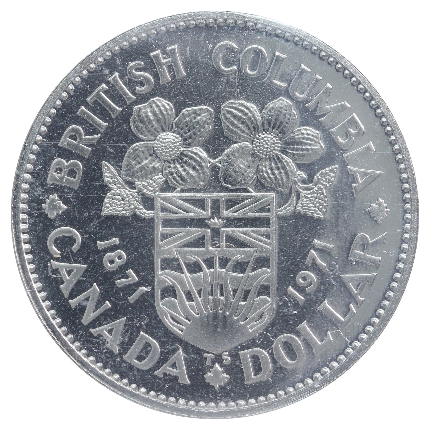 1971 Canada Nickel Dollar ICCS Certified SP66 Cameo