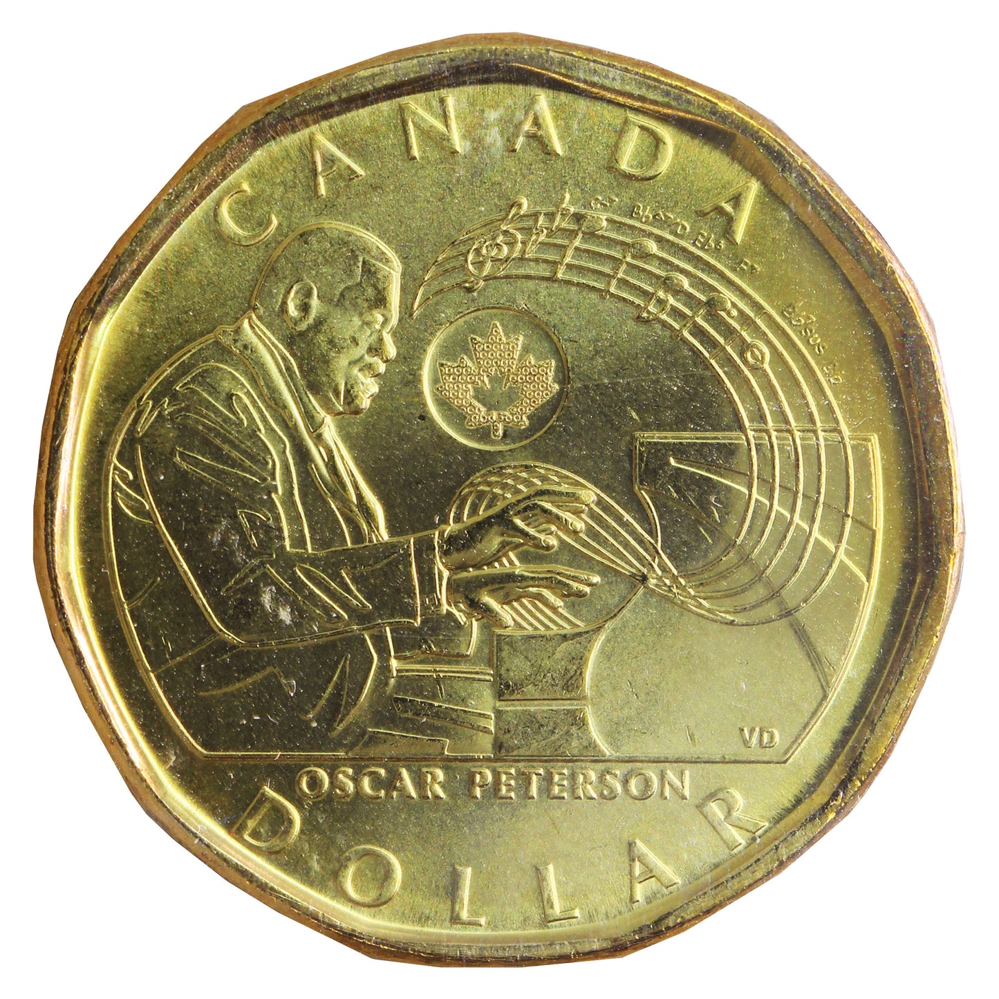 2022 Oscar Peterson Canada Dollar ICCS Certified MS66