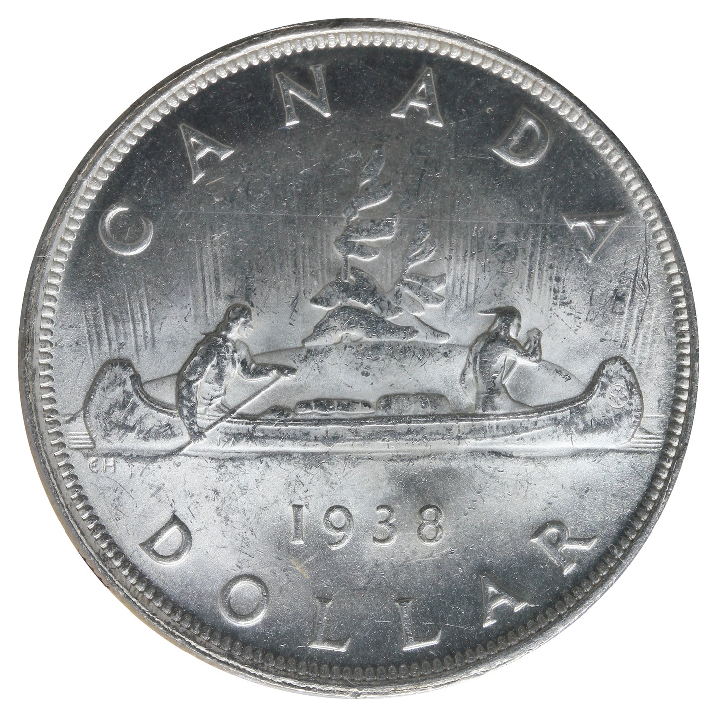 1938 Canada Dollar ICCS Certified MS64 (XHI 026)