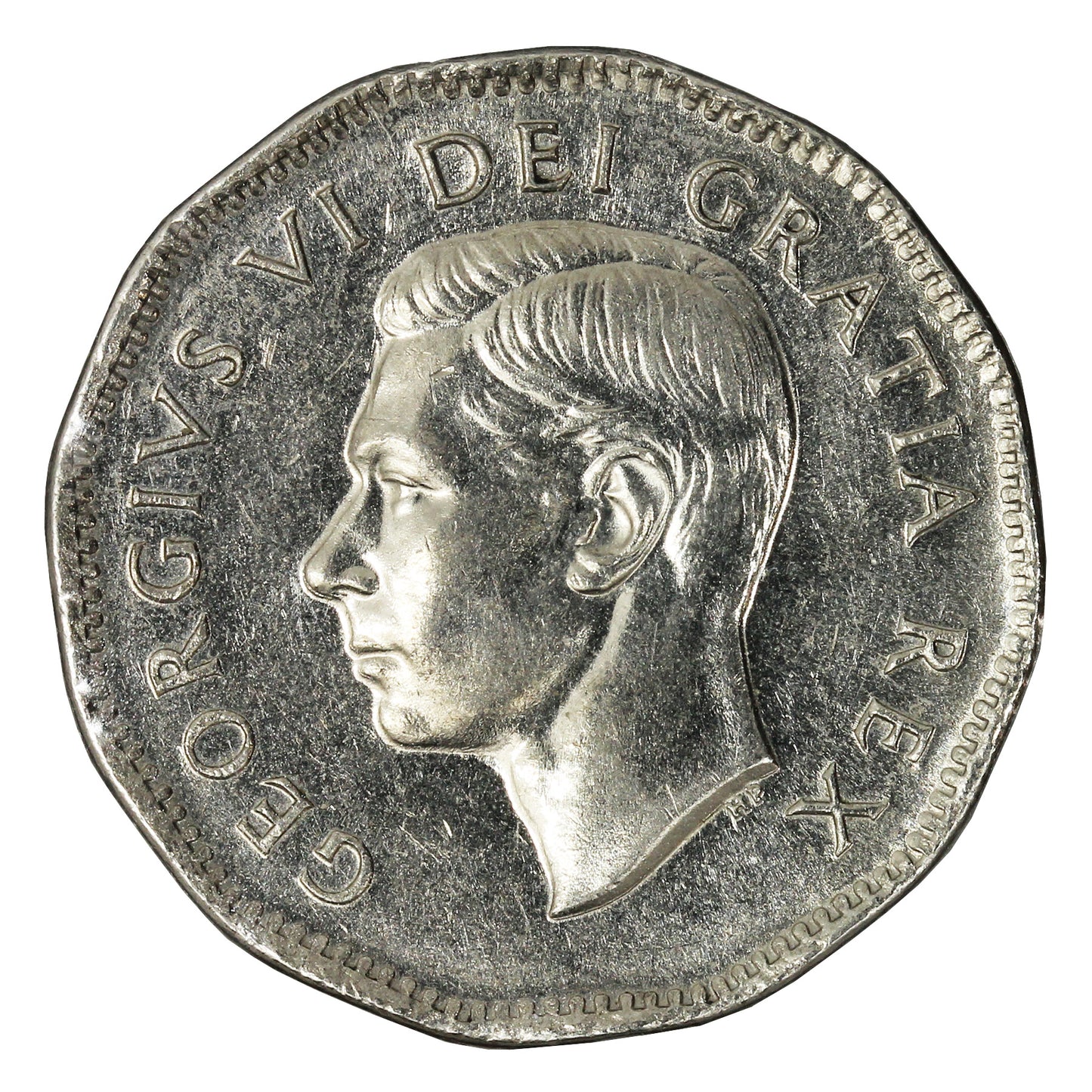 1951 Refinery Half Moon Canada 5-cents AU-UNC (AU-55)