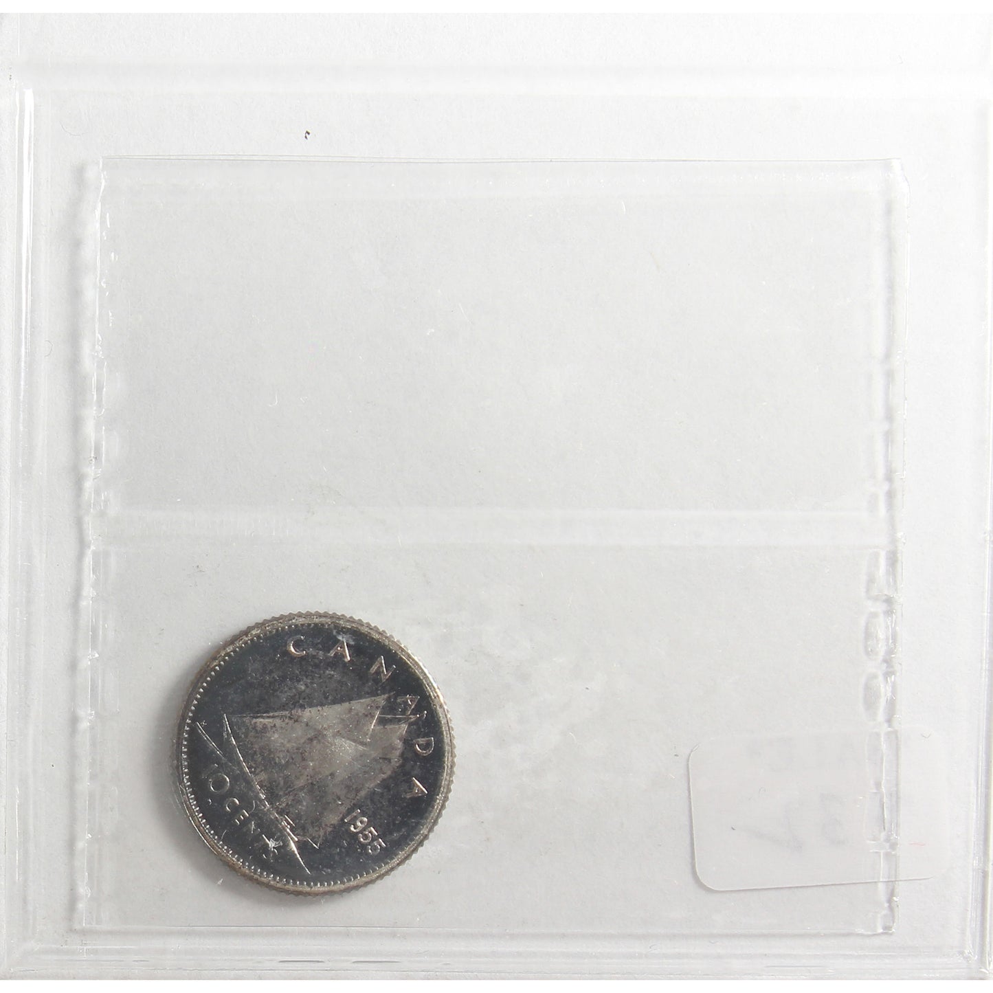 1955 Canada 10-cents ICCS Certified PL65