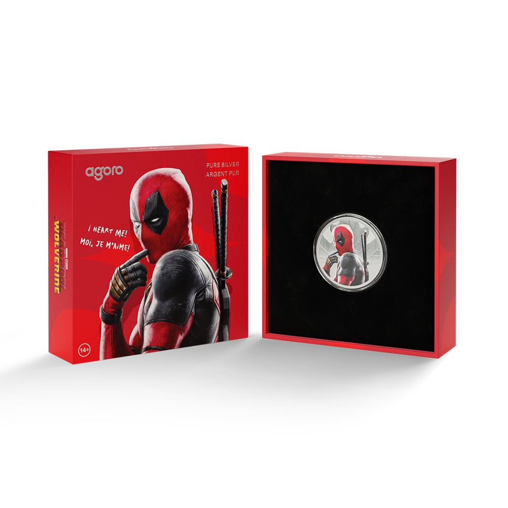 (Pre-Order) 2026 Deadpool 1oz. Fine Silver Collectible (No Tax)