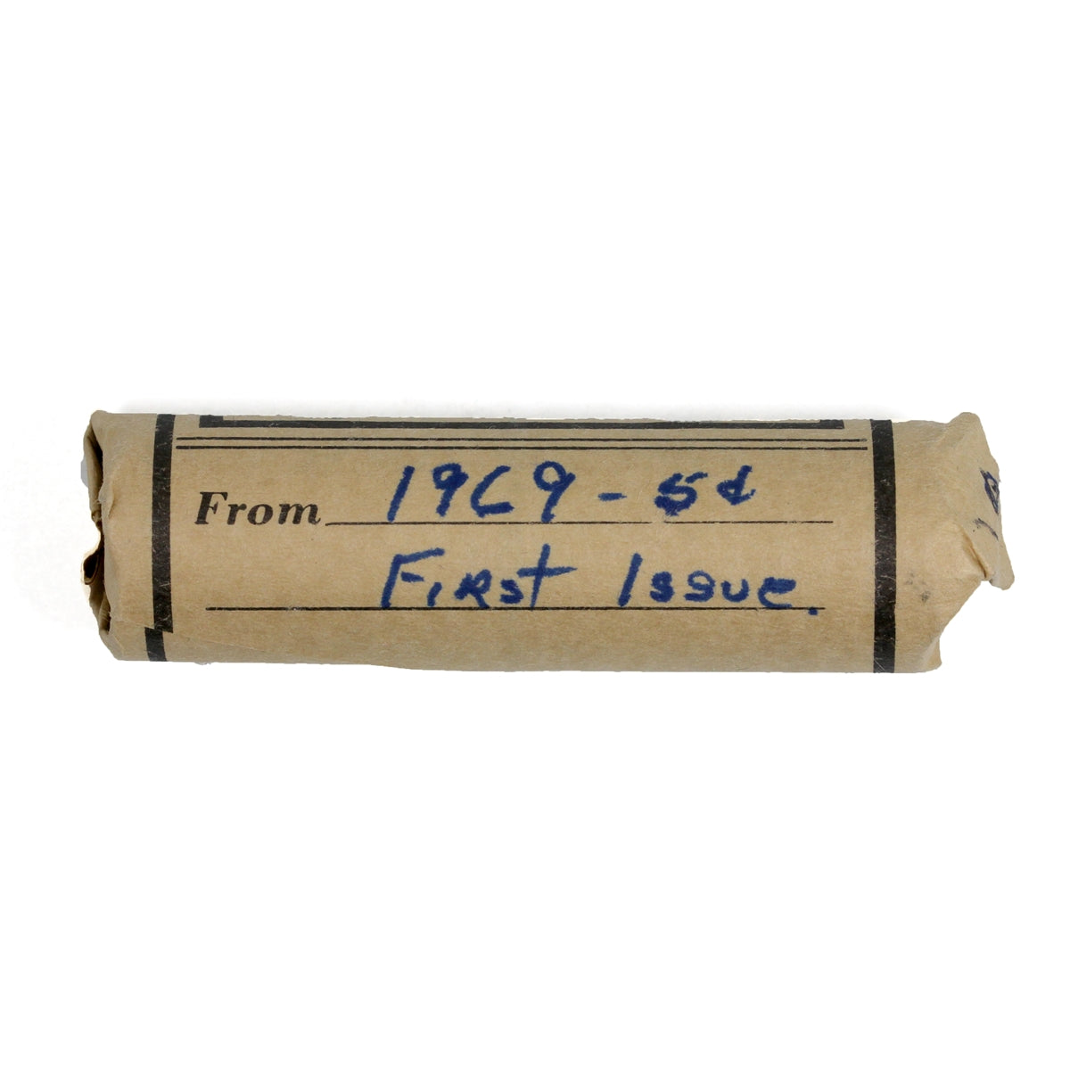 1969 Canada 5-cent Roll of 40Pcs, Coins Appear Mint State (Some toned)