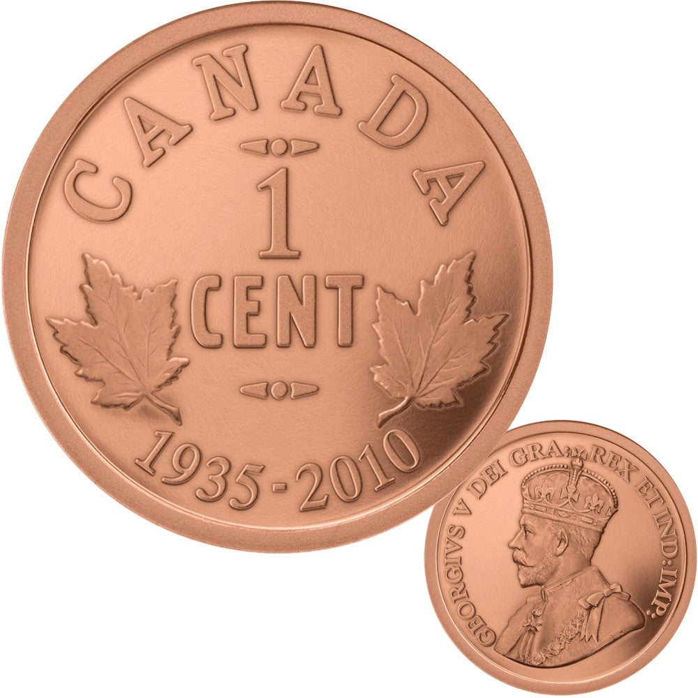 RDC 2010 Canada's Voyageur Dollar Anniversary Ltd. Ed. 5-coin Proof Set (Impaired)