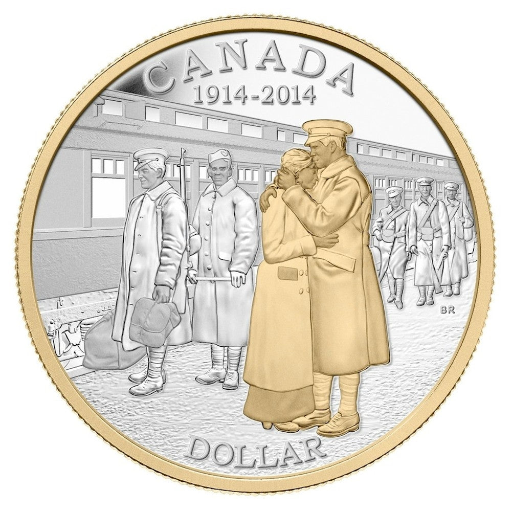 2014 Canada 100th Anniversary of WWI Deluxe Fine Silver Proof Set (No Tax)