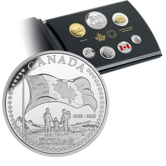 2015 Canada 50th Anniversary of the Canadian Flag Special Edition Proof Set