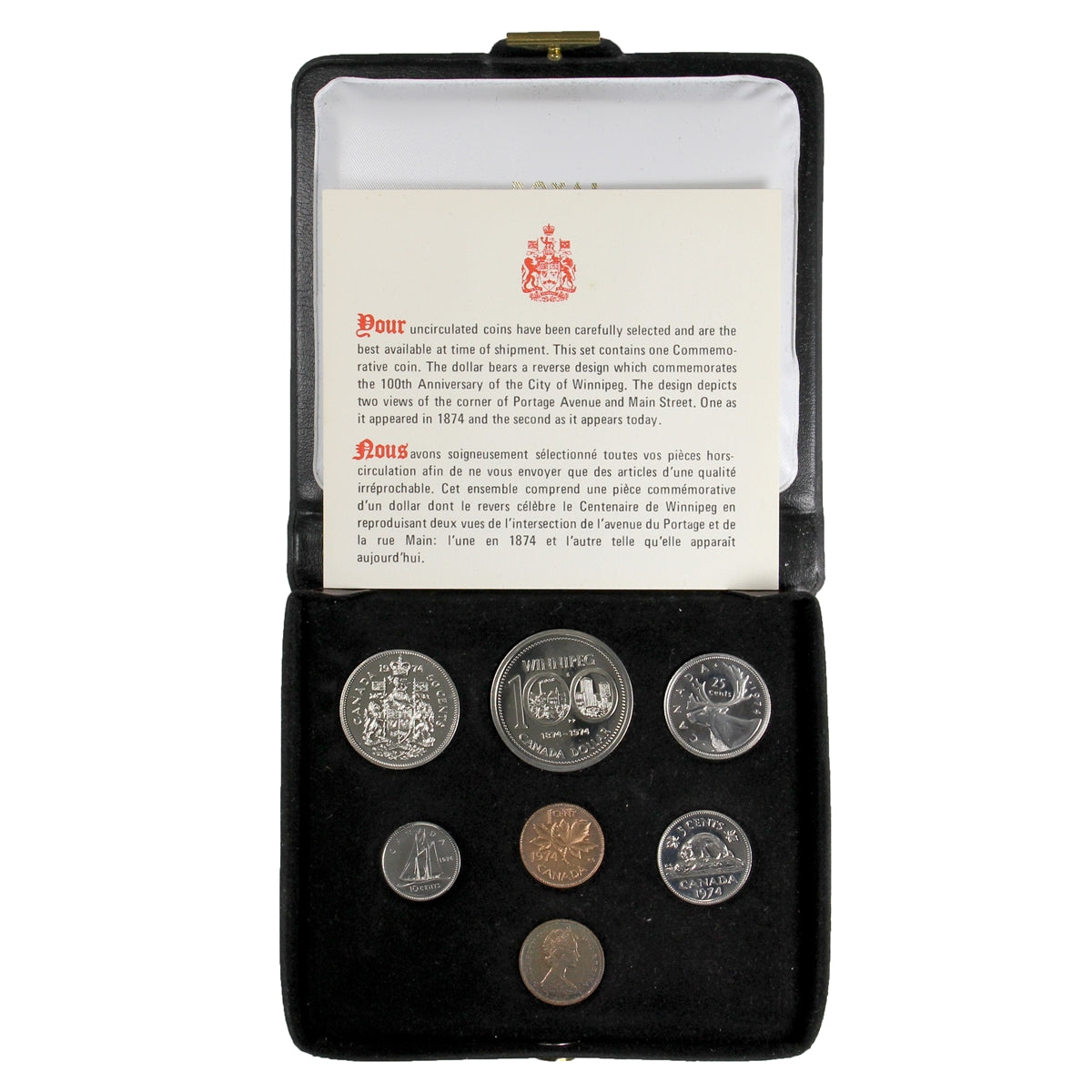 1974 Canada Specimen Double Penny Set