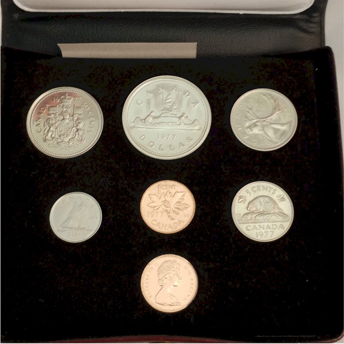 1977 Canada Specimen Double Penny set