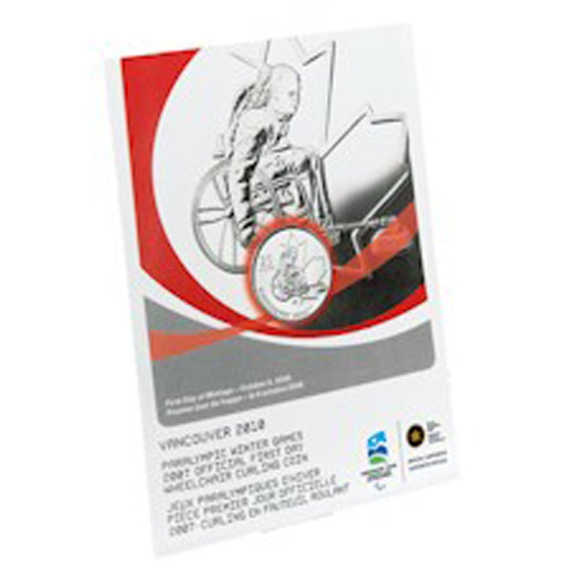 2007 Canada 25-cent Wheelchair Curling Olympic First Day Cover