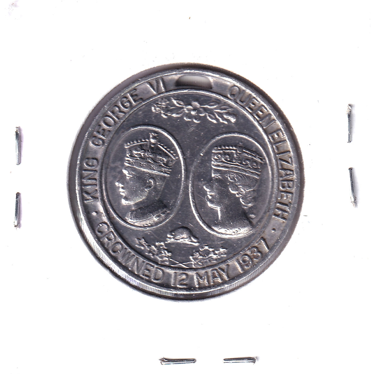 1937 Coronation of King George VI & Queen Elizabeth Medal (Two Portraits) Wear