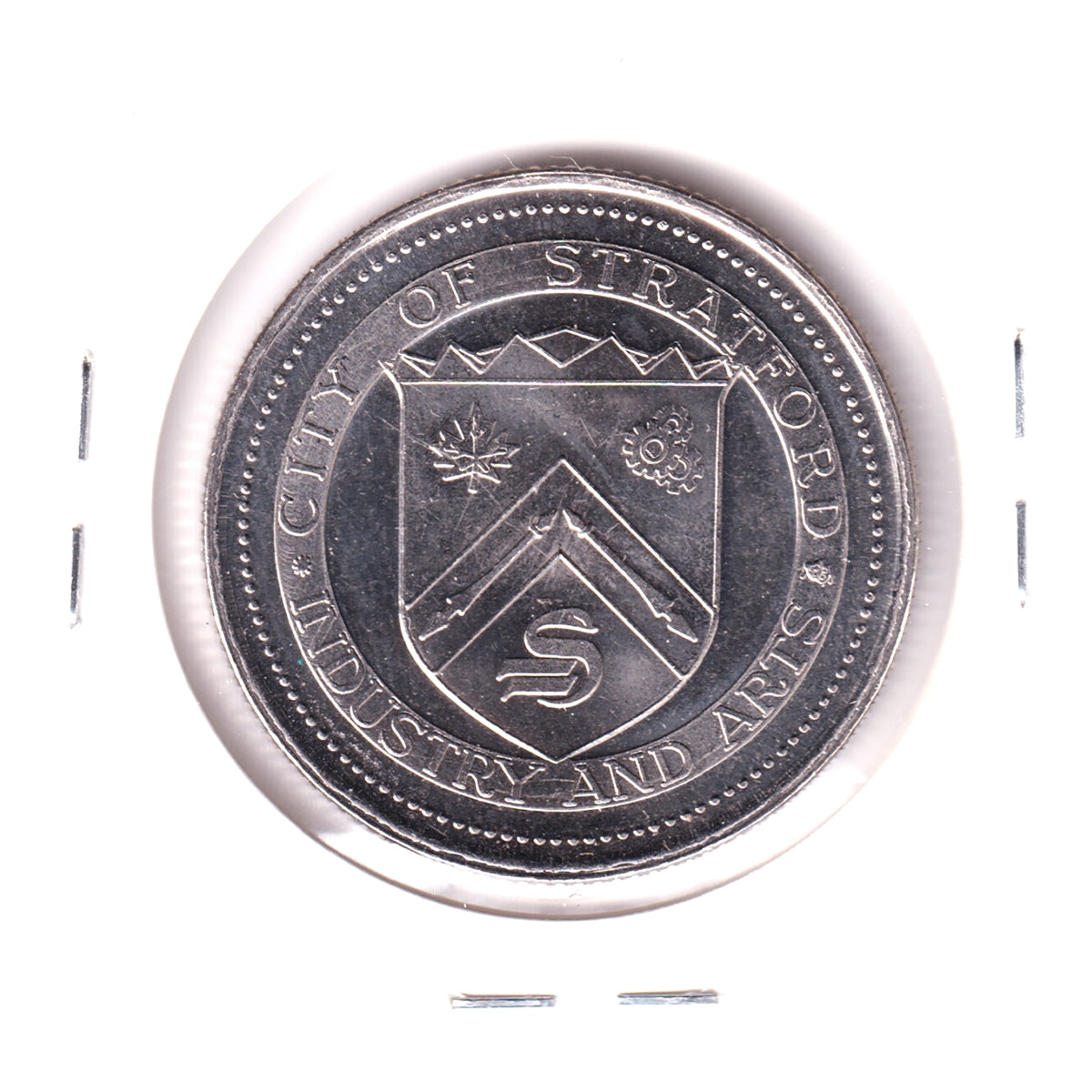 1983 Stratford, ON, Trade Dollar Token: Steam Locomotive