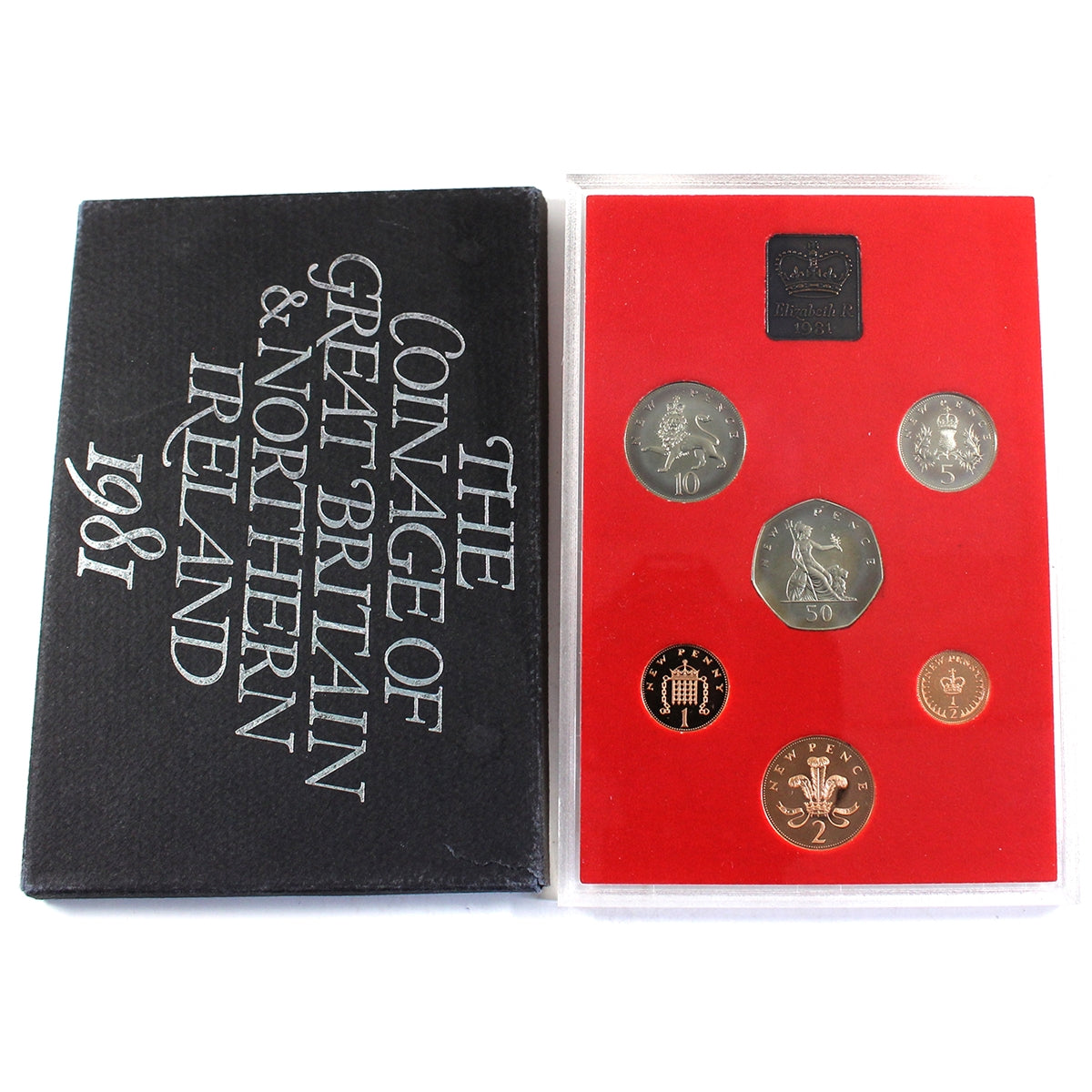 1981 Great Britain & N. Ireland 6-coin Proof Set w/ Medallion (Issues)