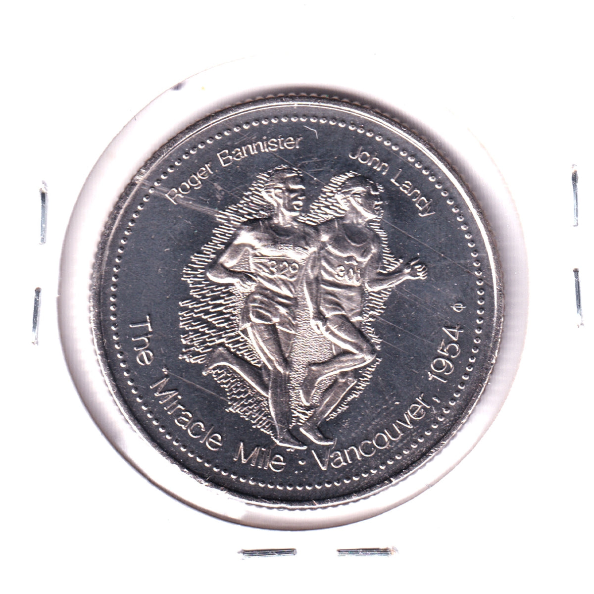 1978 Edmonton, AB, XI Commonwealth Games Token: The "Miracle Mile"