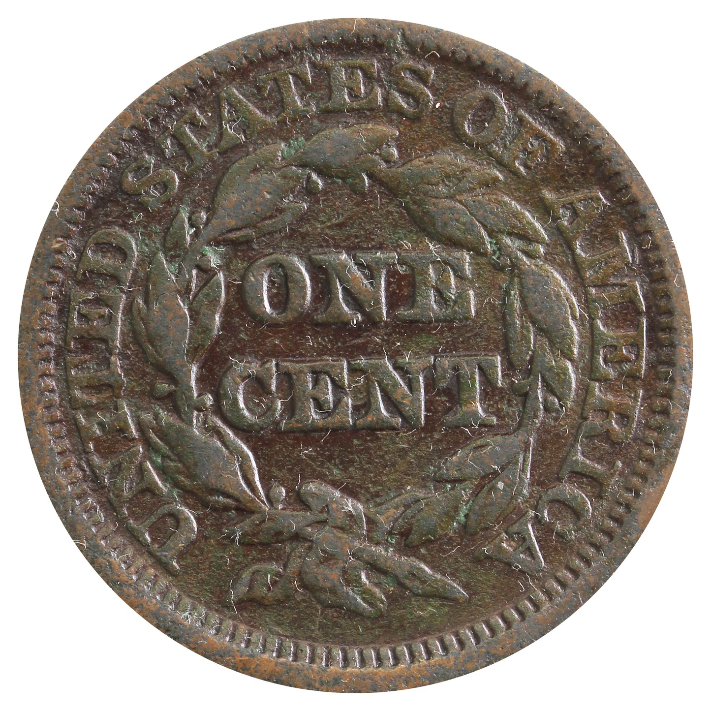 1844 USA Cent (Pitted)