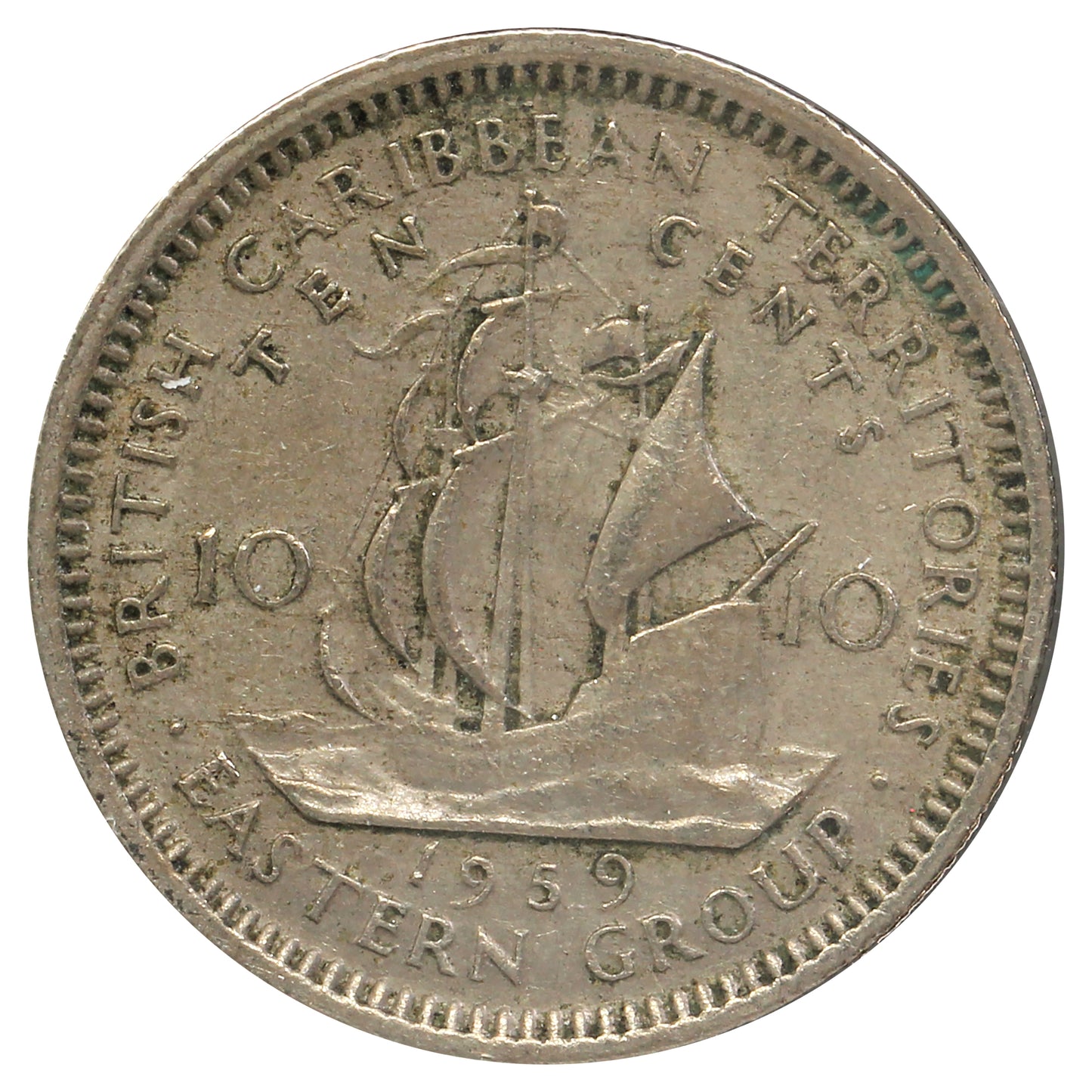 East Caribbean States 1959 10-cents