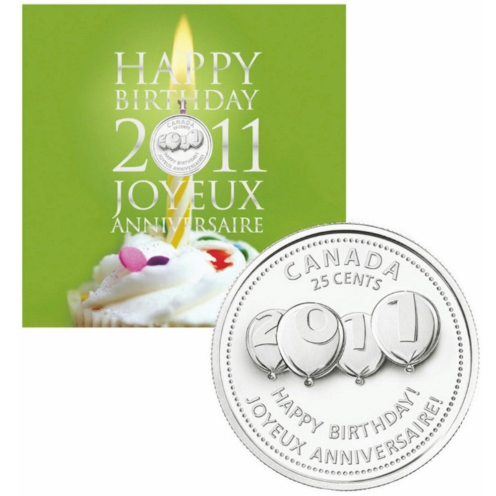 2011 Canada Birthday 7-coin Gift Set