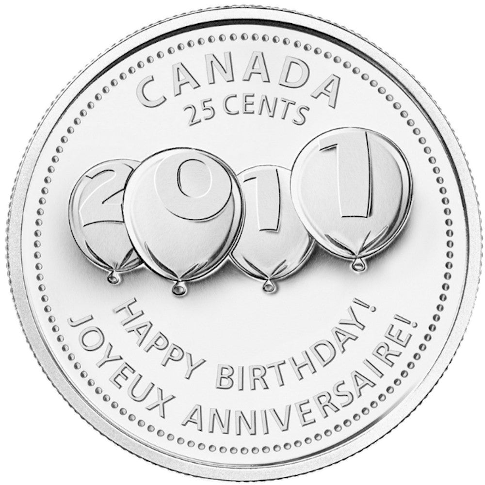 2011 Canada Birthday 7-coin Gift Set