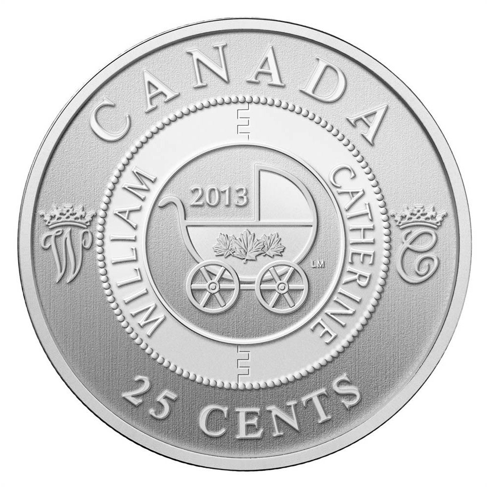2013 Canada 25-cent Birth of the Royal Infant