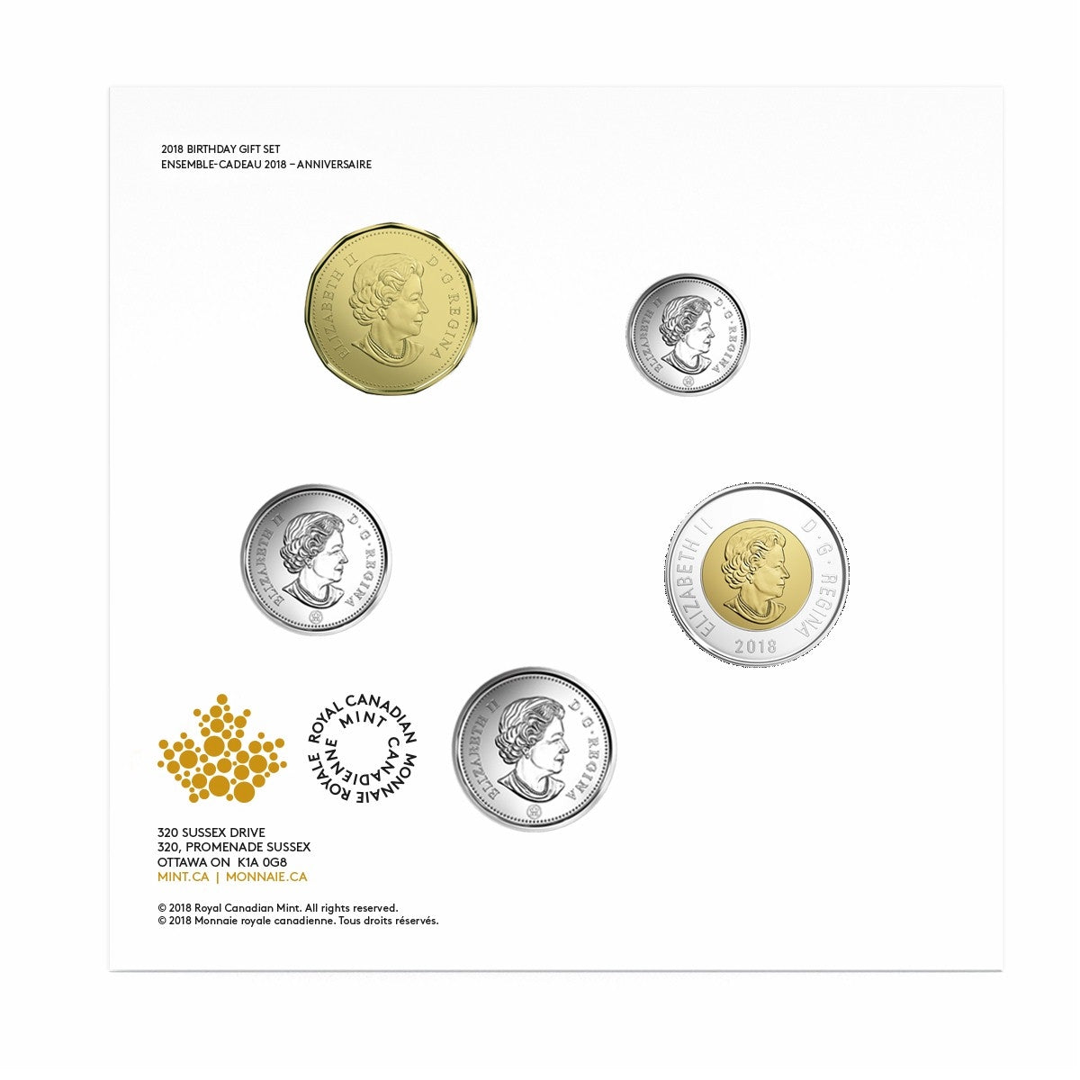 2018 Canada Baby Gift Set