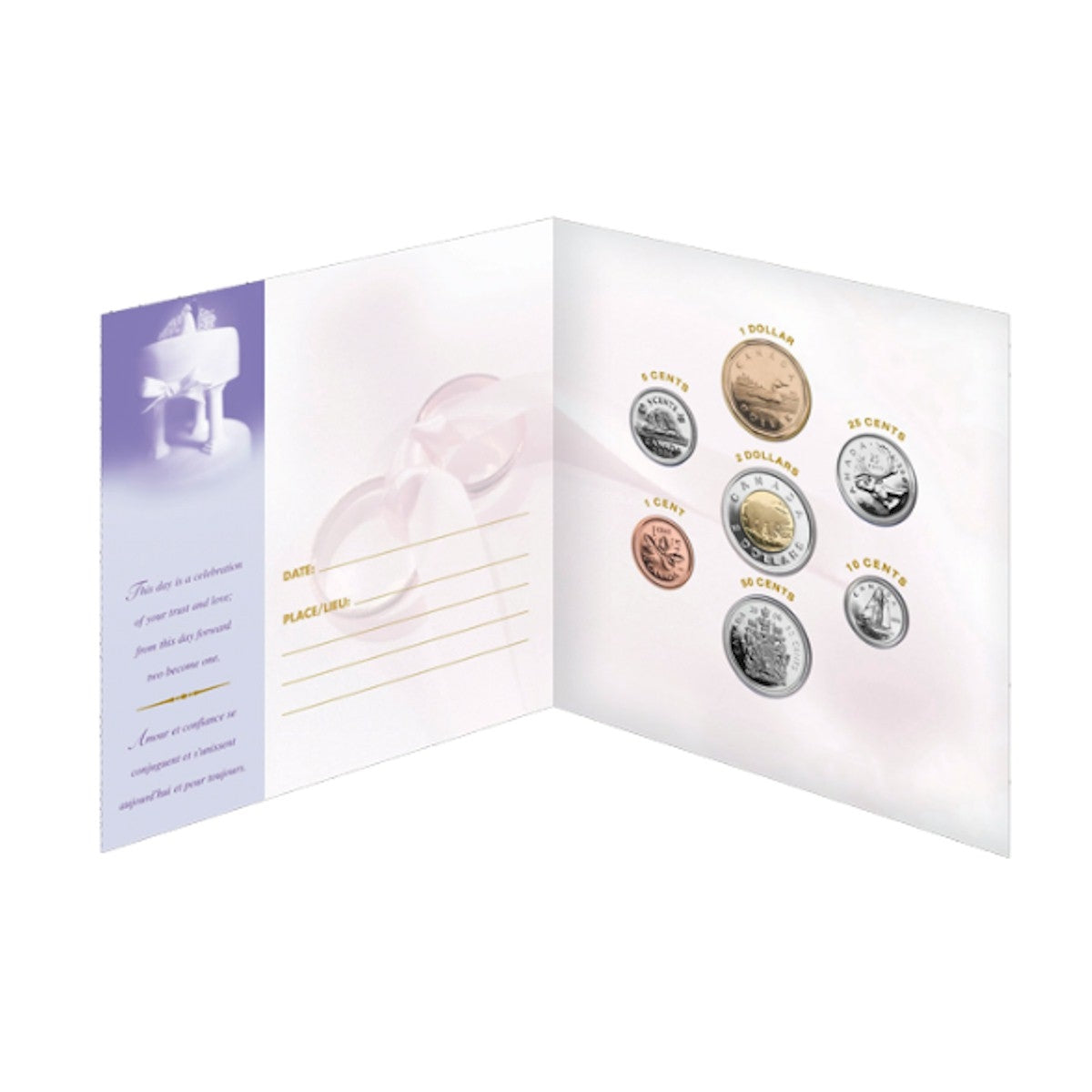 2006 Canada Wedding Gift Set.