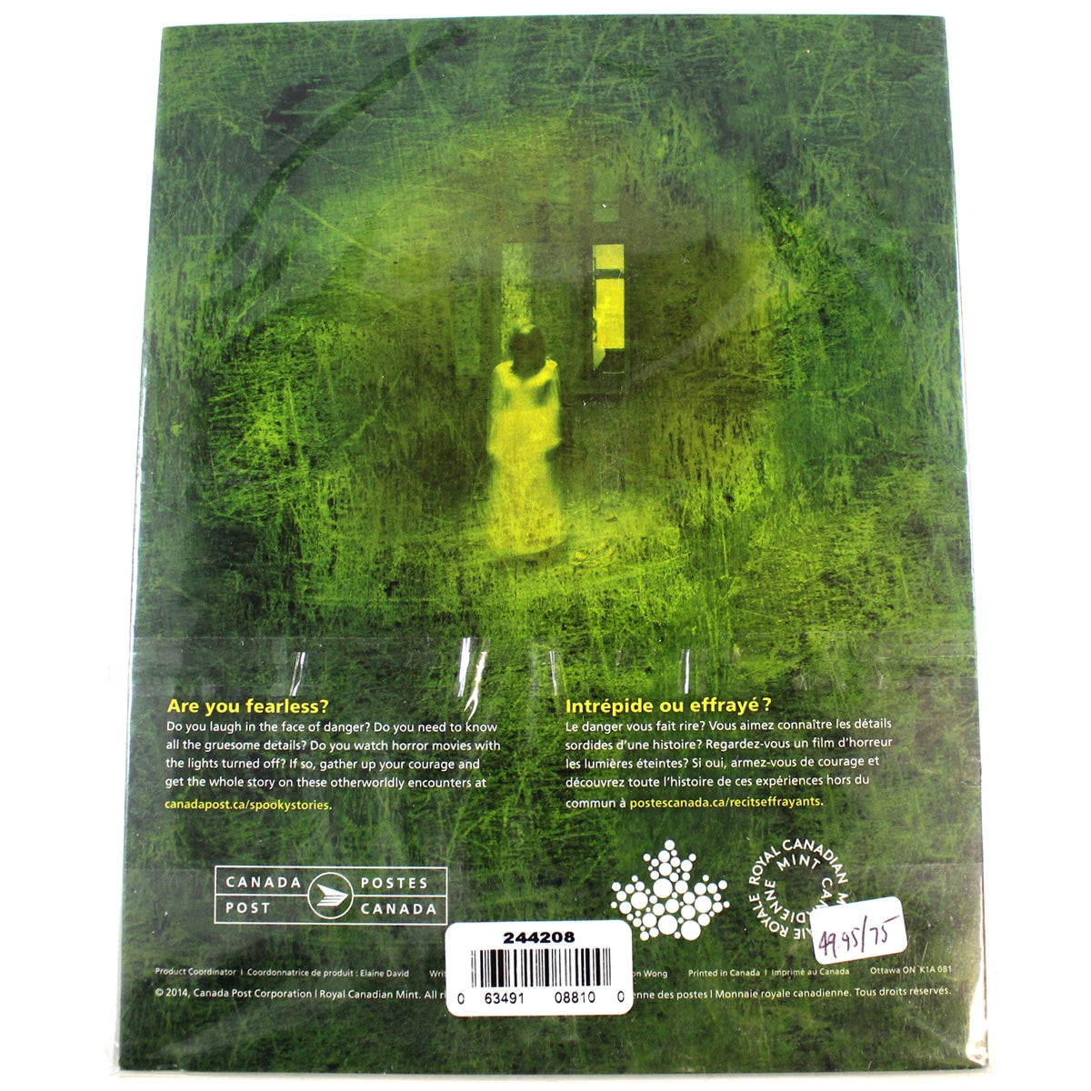 2014 Haunted Canada 25-cent Ghost Bride Coin & Stamp Set