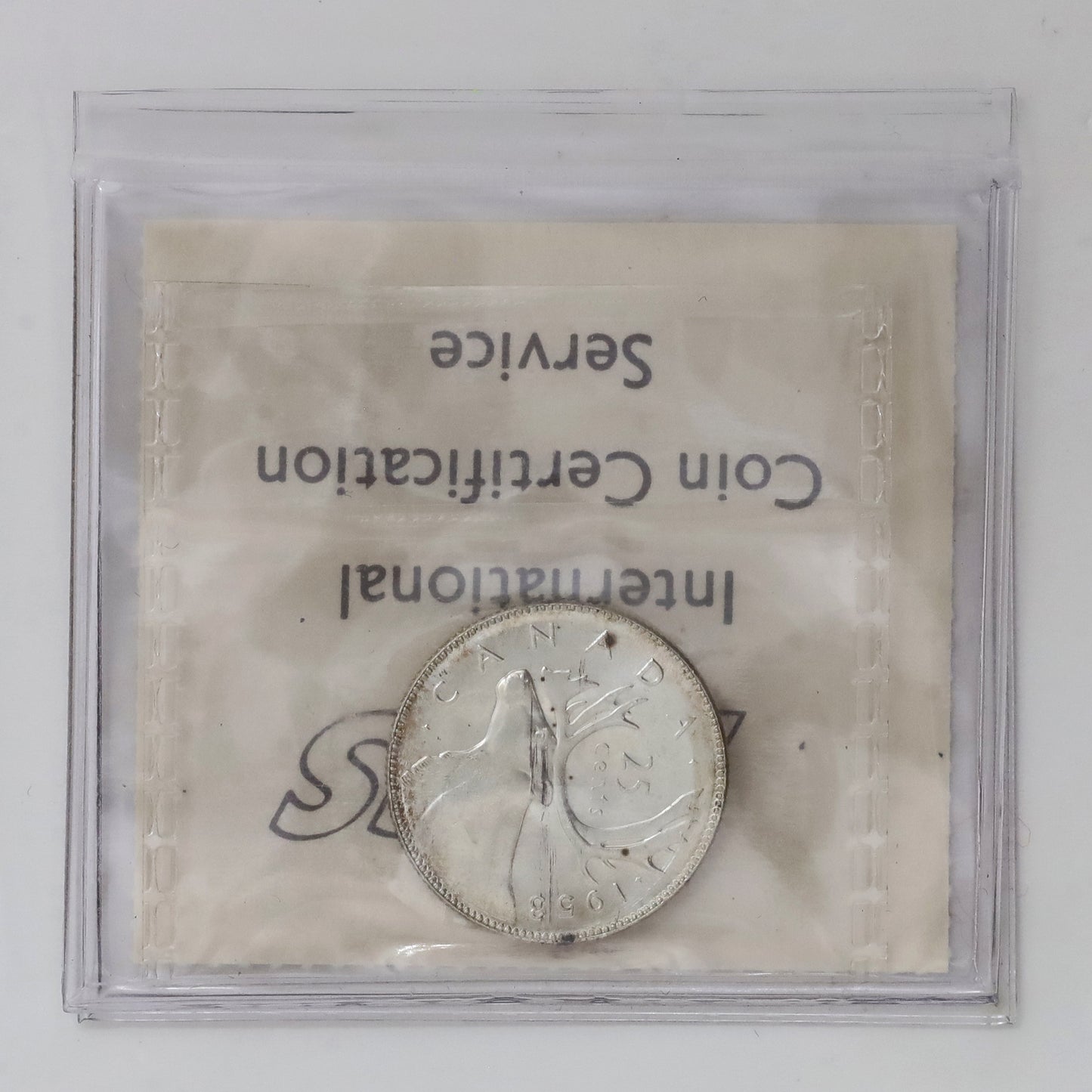 1953 Large Date Canada 25-cents ICCS Certified MS65 (Toned)