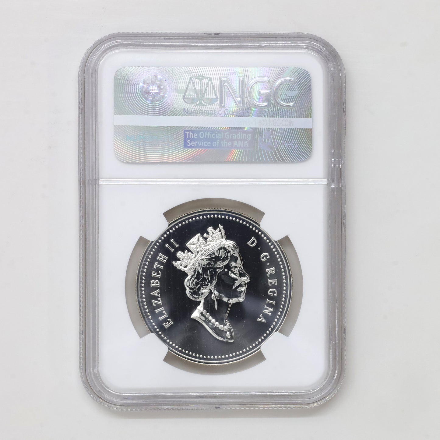 1994 Canada RCMP Dog Team Patrol Sterling Silver Dollar NGC Certified MS69