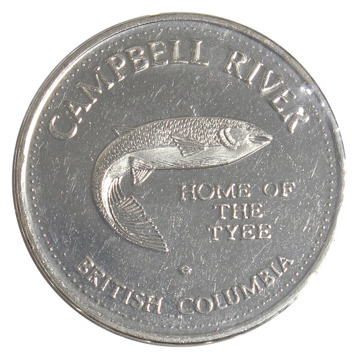 1982 Tyee Plaza, Campbell River, British Columbia, Trade Dollar