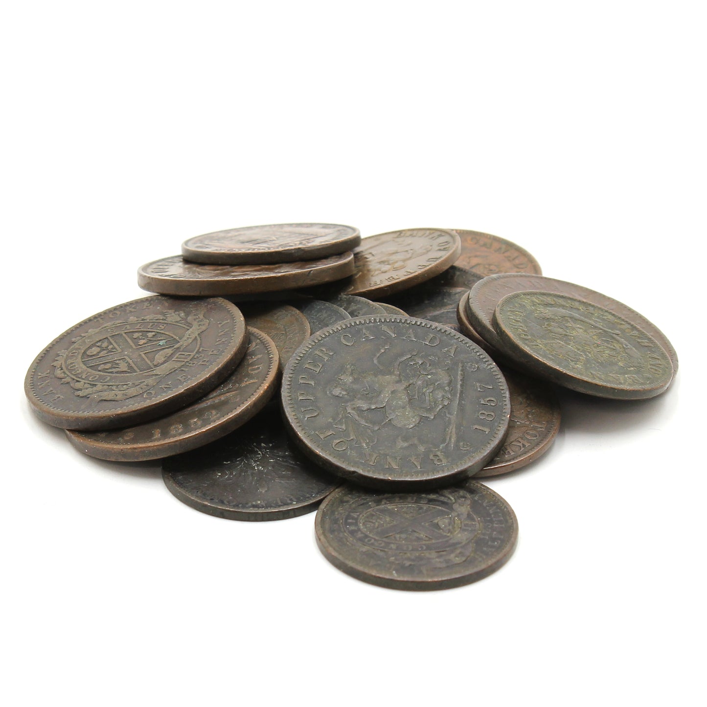 Lot of 20x Mixed Bank Tokens, 20Pcs (Cleaned, scratched or Impairments)