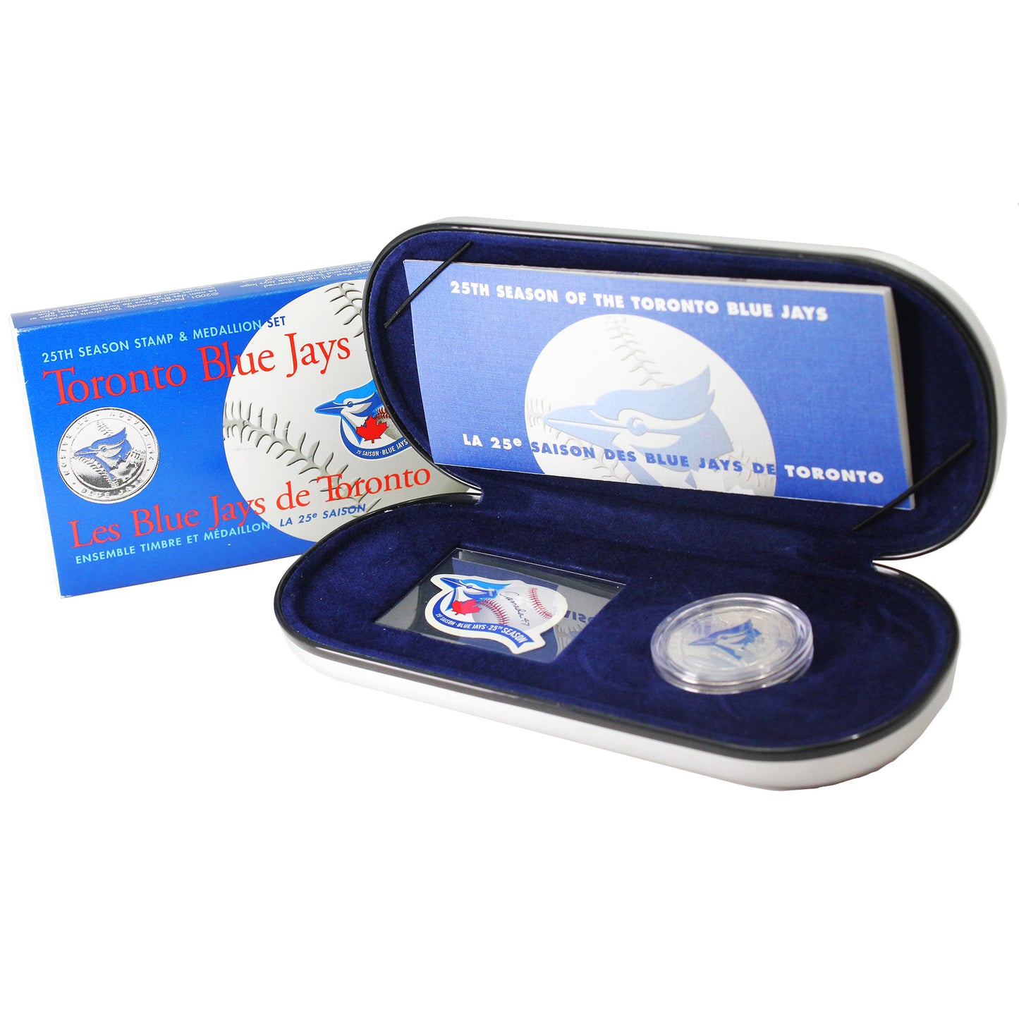 2001 Canada 25th Season of the Toronto Blue Jays Stamp & Medallion Set (Issues)