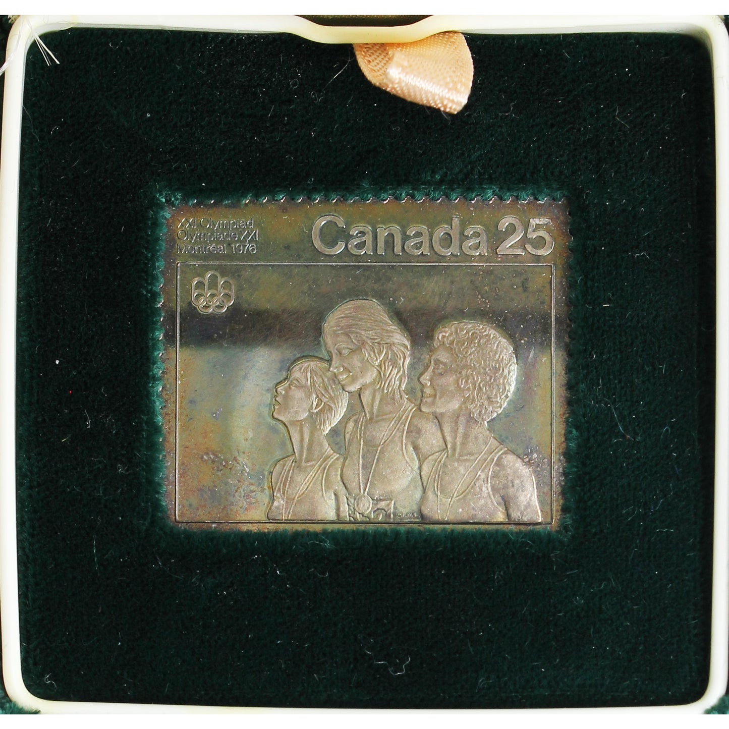 1976 Canada Summer Olympics: Victory .999 Silver Stamp (No Tax) Issues