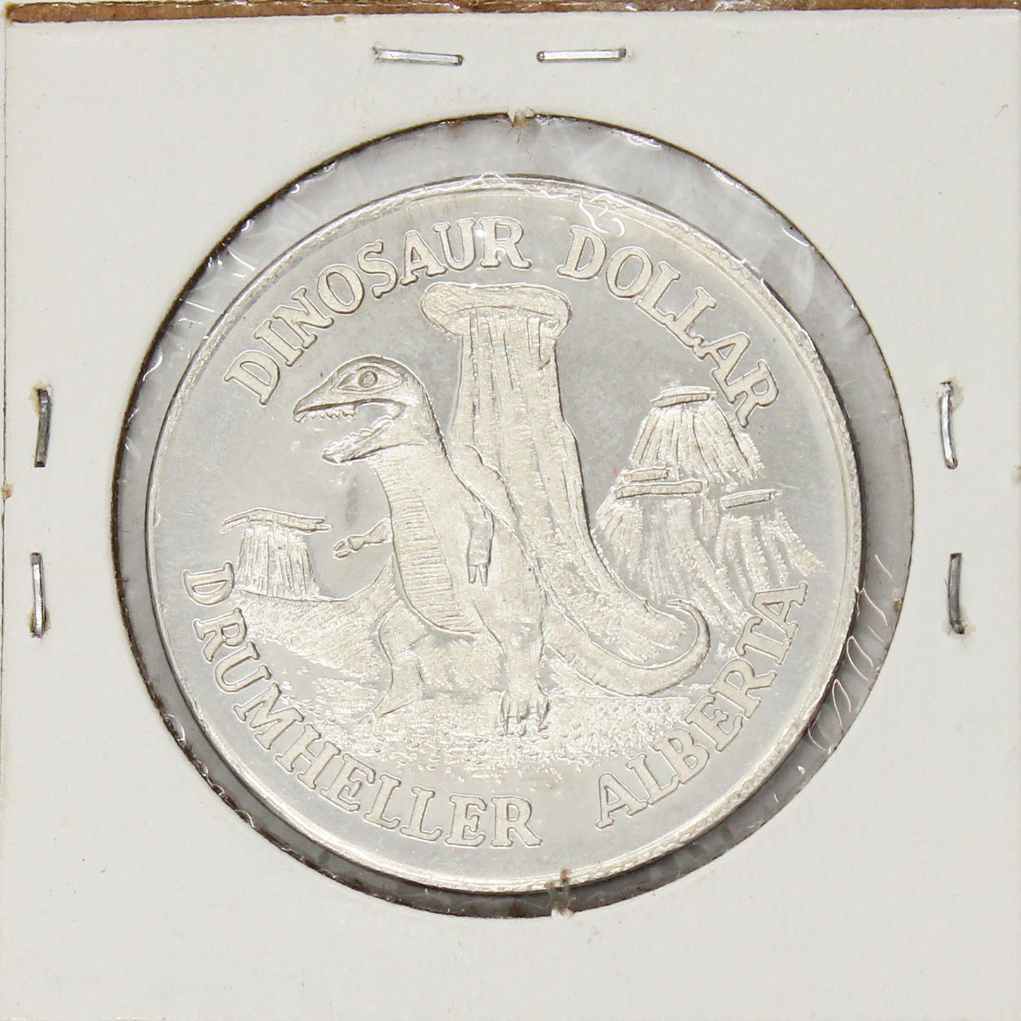 1976 Drumheller, AB, Dinosaur Dollar: World's Largest Little Church
