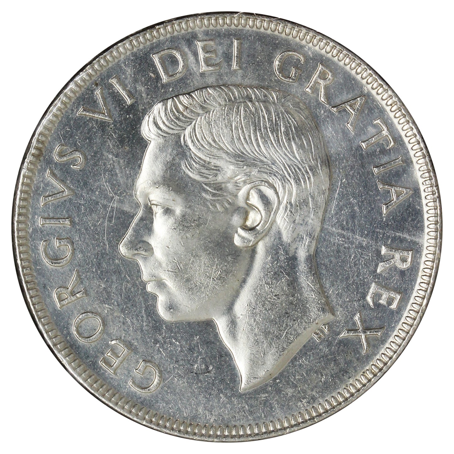 1952 NWL Canada Dollar EF-AU (EF45) Scratched, cleaned, or impaired