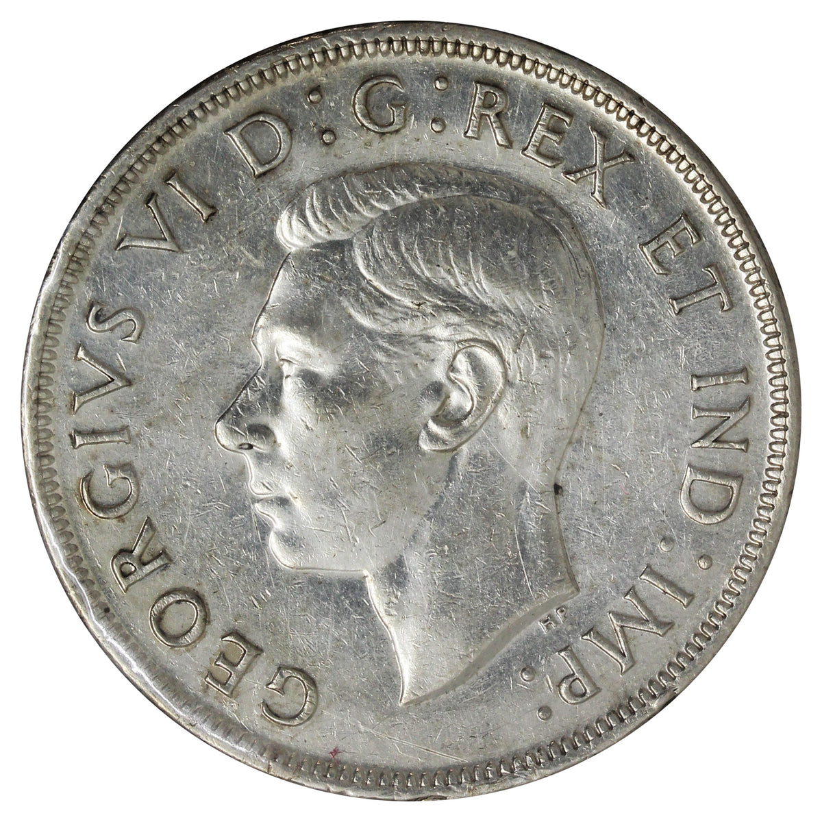 1946 Canada Dollar VF-EF (VF30) Scratched, cleaned, or impaired