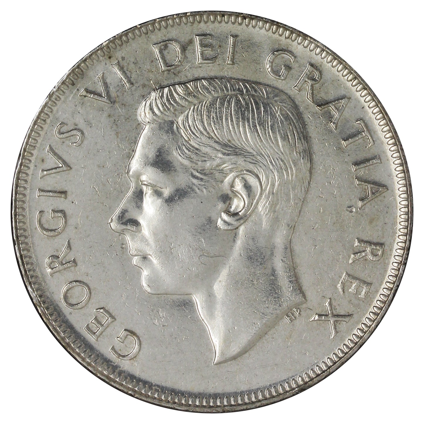1952 Canada Dollar EF-AU (EF45) Impaired