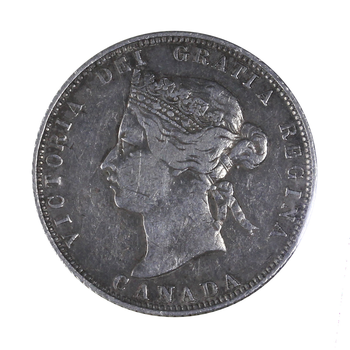 1875H Canada 25-cents ICCS Certified VF20