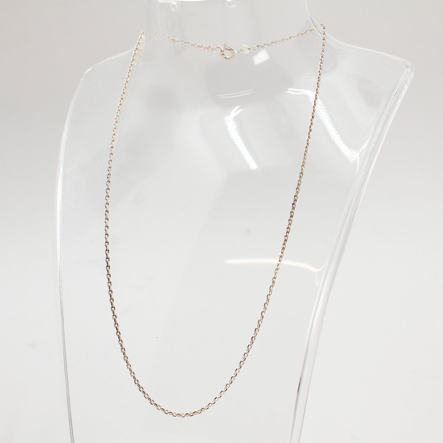 Sterling Silver Cable Link Necklace - 16"