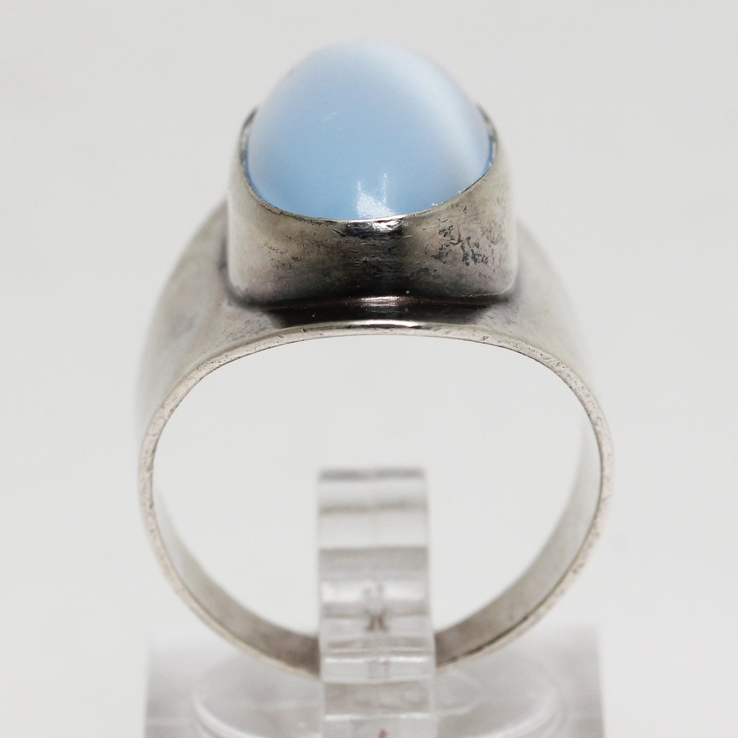 Lady's Sterling Silver "Haadarreide of Denmark" Stamped Ring - Size 8