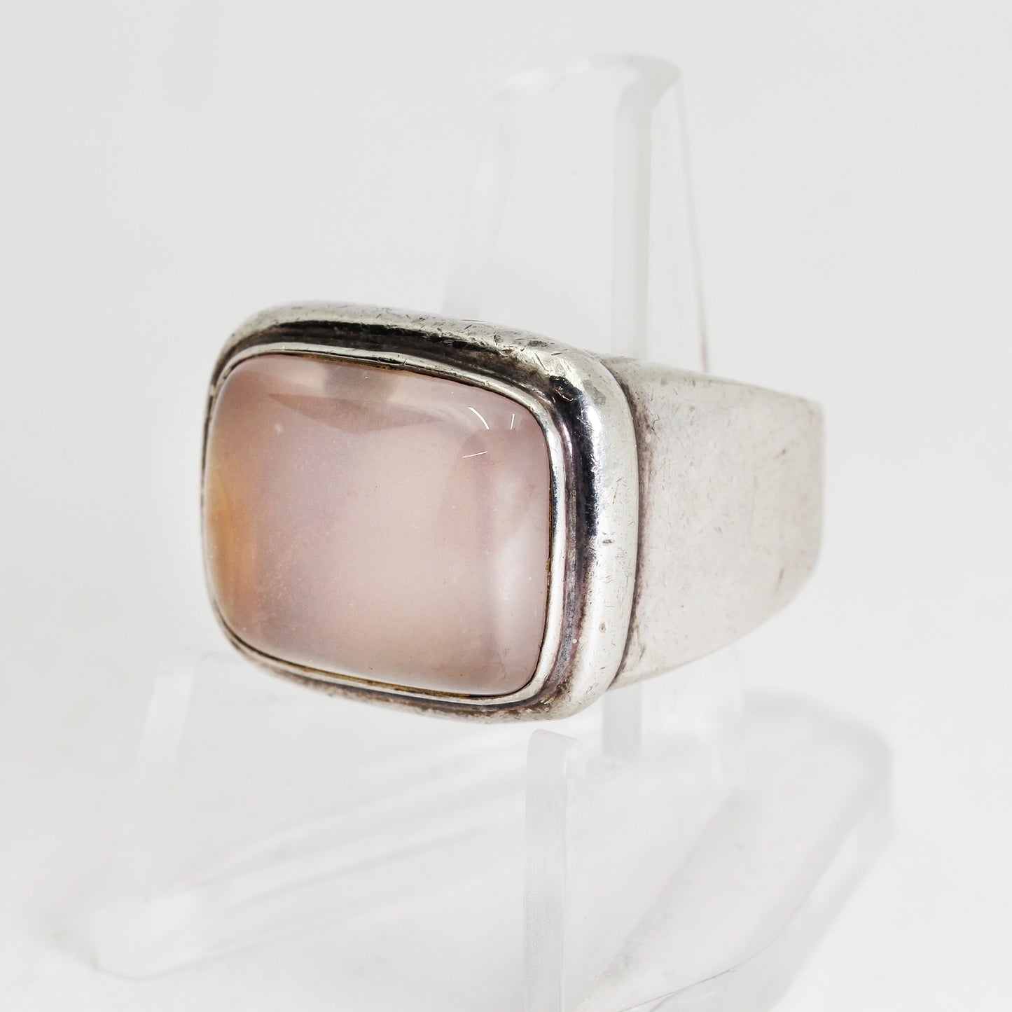 Lady's Sterling Silver Quartz Ring - Size 8