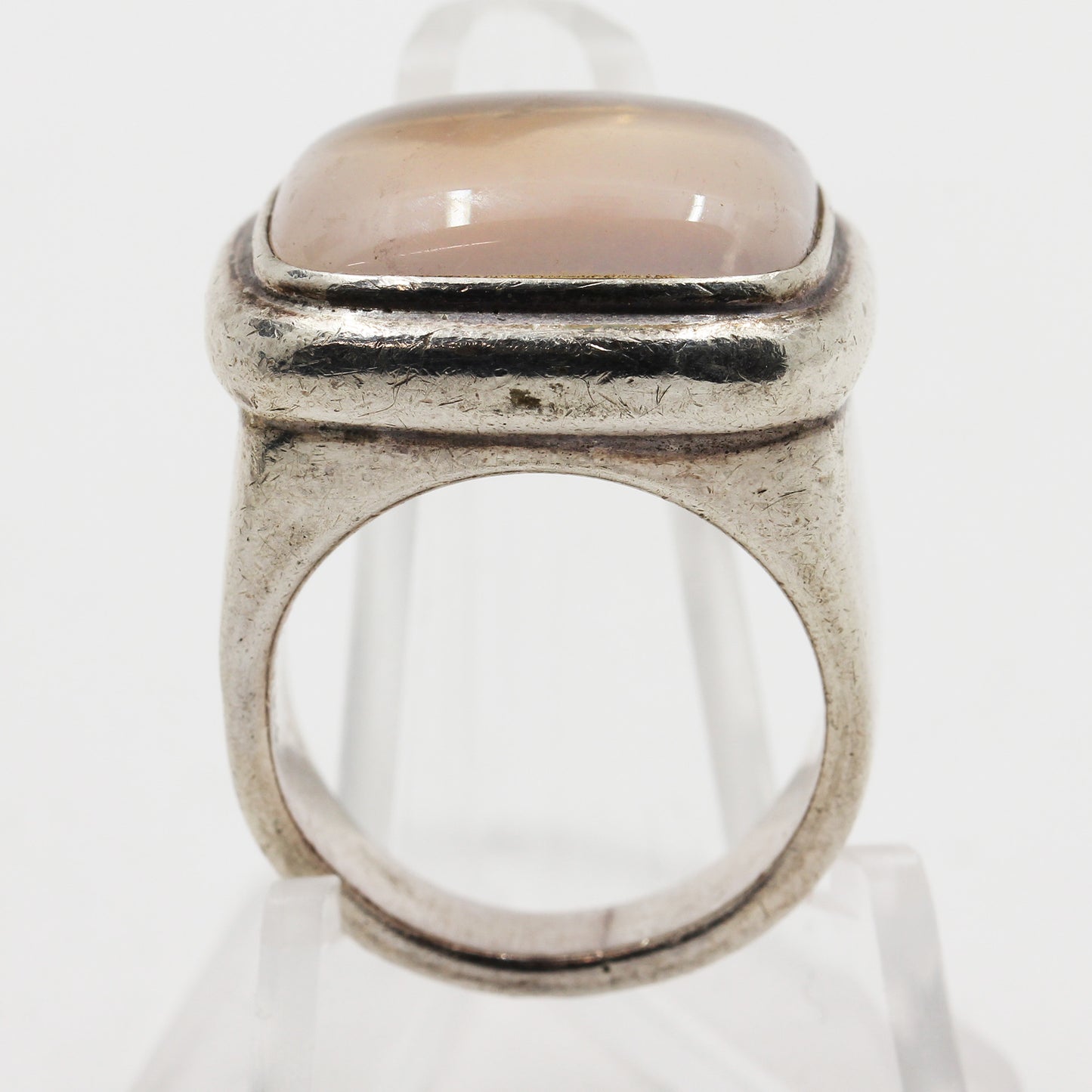 Lady's Sterling Silver Quartz Ring - Size 8