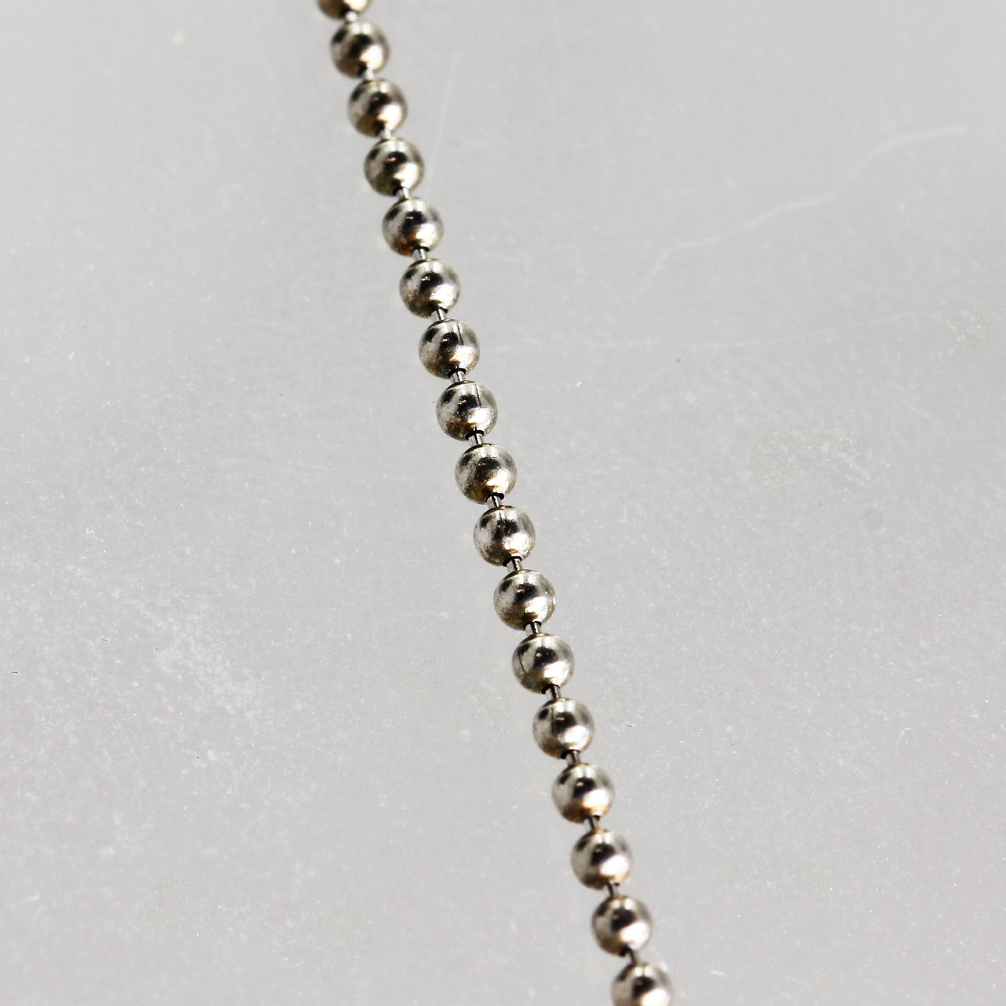Sterling Silver Ball Link Chain - 18"