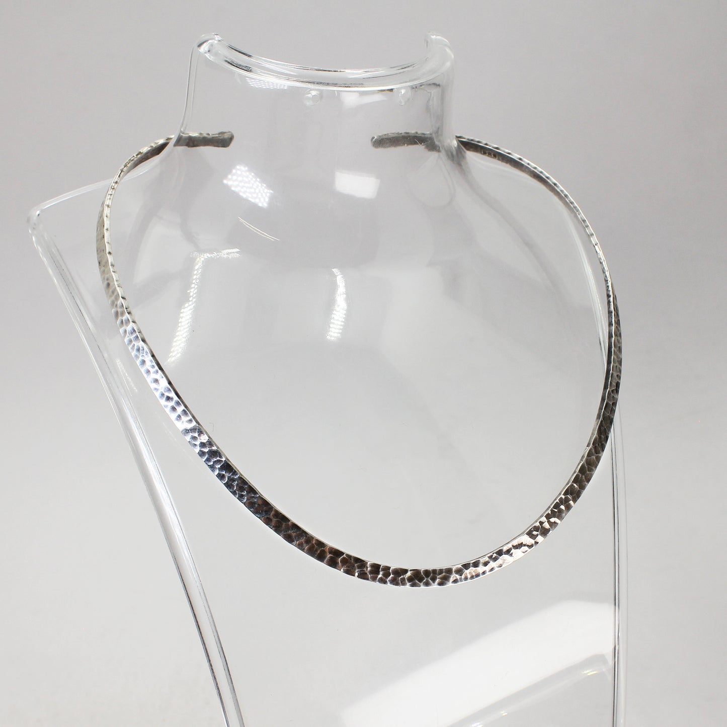 Sterling Silver Hammered Choker