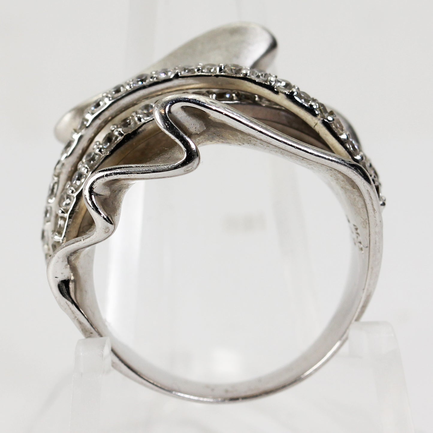 Sterling Silver Modern Matte Ring - Size 9