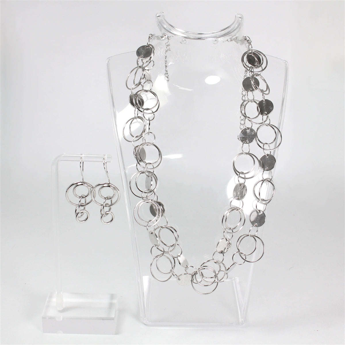 Silver Tone "Fifth Avenue Collection - Make Your World Spin" Set
