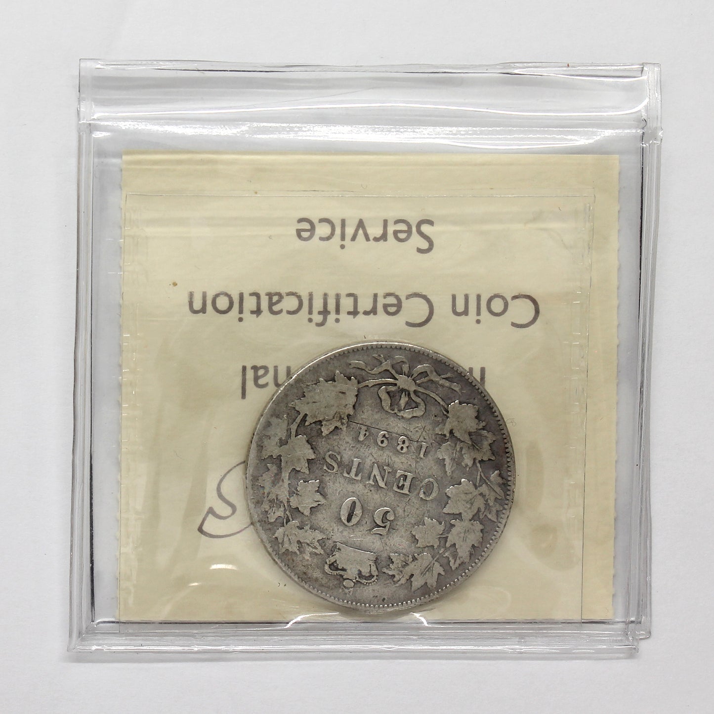 1894 Canada 50-cents ICCS Certified G6 (Scratched)