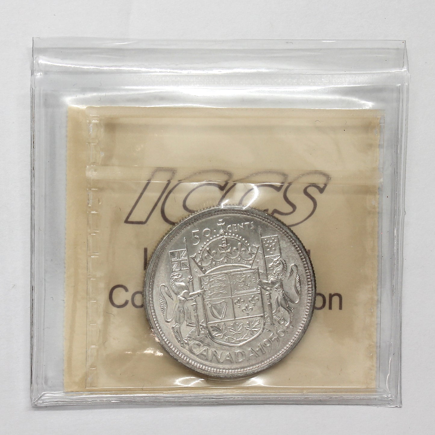 1956 Canada 50-cents ICCS Certified MS64 (Toned)