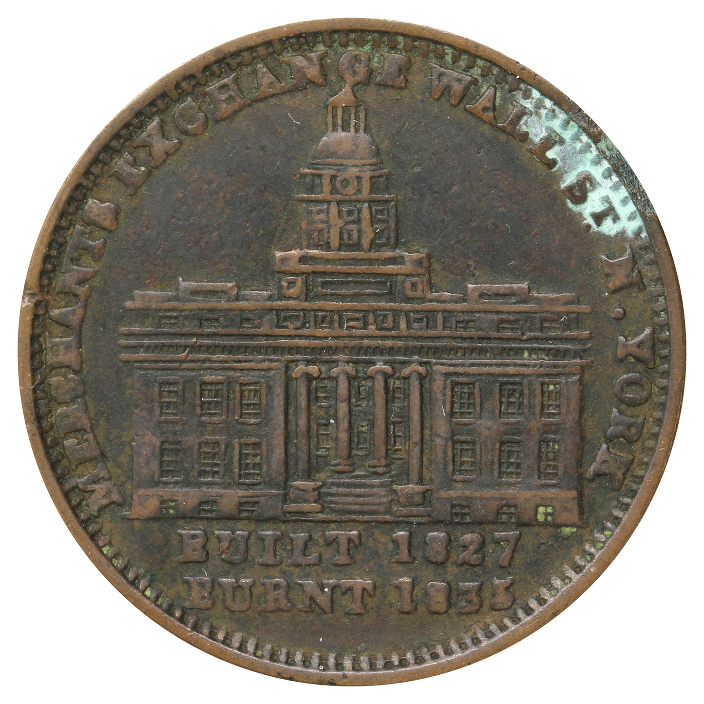 1837 USA Millions for Defence, Not One Cent for Tribute Hard Times Token