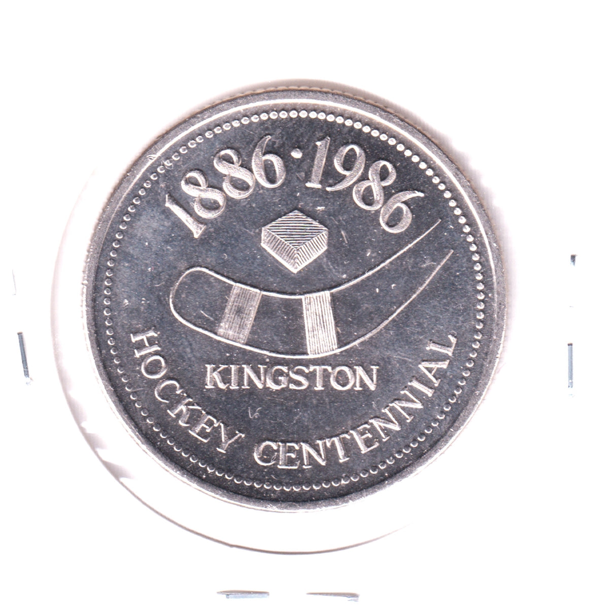1986 Kingston, ON, Hockey Centennial Dollar Trade Token