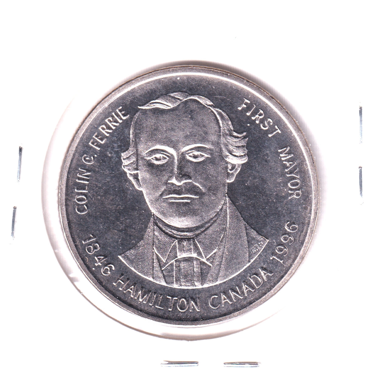 1996 Hamilton, ON, 1.5 Dollar Trade Token: Dundurn Castle & Colin C. Ferrie