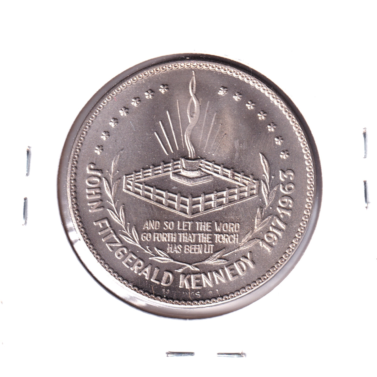 1964 Canadian Centennial Numismatic Park Large Medallion: Kennedy Half Dollar